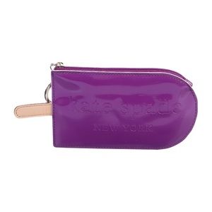 Kate Spade violet patent leather ice cream wallet